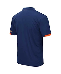 Men's Colosseum Navy Auburn Tigers Big and Tall Santry Polo Shirt