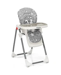 Costway Toddler Folding High Chair Dining Chair w/ 6-Level Height Adjustment