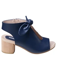 Gc Shoes Women's Kimora Knot Detail Block Heel Dress Sandals