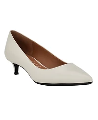 Calvin Klein Women's Gabrianna Pointed Toe Kitten Heel Pumps