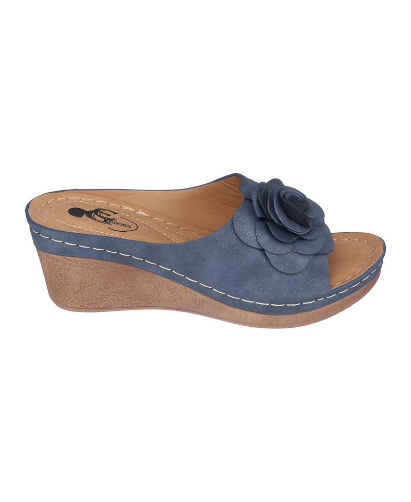 Gc Shoes Women's Tokyo Floral Wedge Sandals