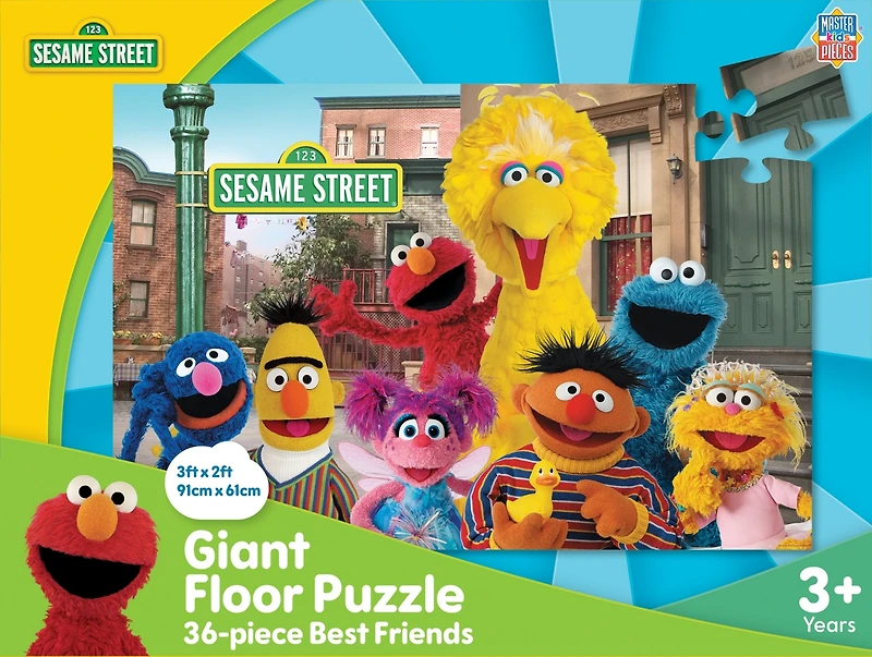 MasterPieces Sesame Street - Best Friends 36 Piece Floor Jigsaw Puzzle