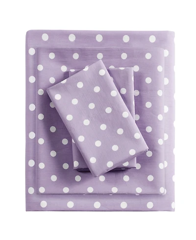Intelligent Design Polka Dot Cotton 4-Pc. Sheet Set, Queen