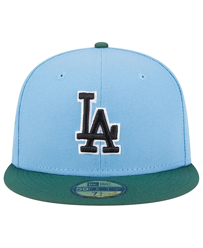 Men's New Era Sky Blue, Cilantro Los Angeles Dodgers 1988 World Series 59FIFTY Fitted Hat