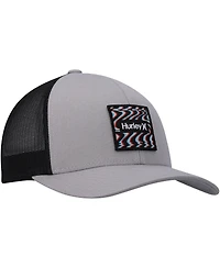 Men's Hurley Gray Seacliff Trucker Snapback Hat