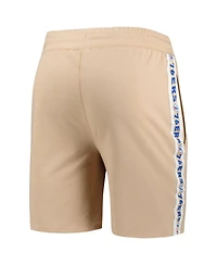 Men's Concepts Sport Tan Philadelphia 76ers Team Stripe Shorts