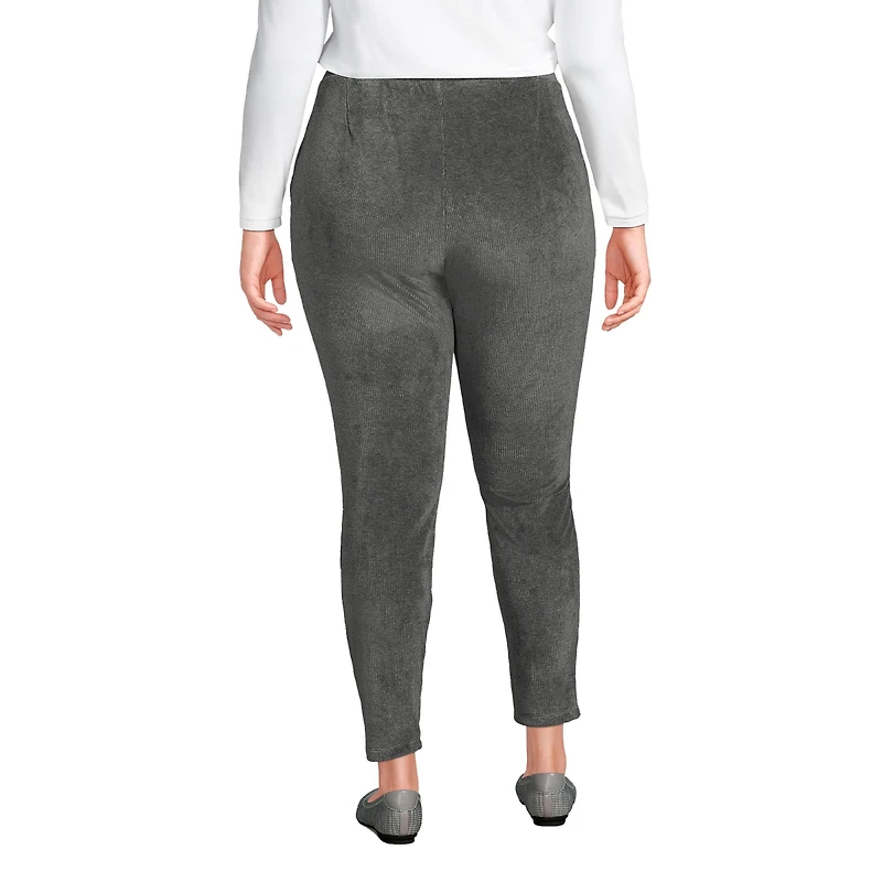 Lands' End Plus Sport Knit High Rise Corduroy Leggings