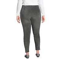 Lands' End Plus Sport Knit High Rise Corduroy Leggings