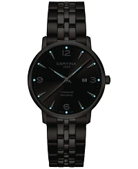 Certina Unisex Swiss Ds Caimano Titanium Bracelet Watch 39mm