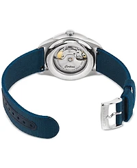 Certina Men's Swiss Automatic Ds-1 Blue Synthetic Strap Watch 40mm Gift Set