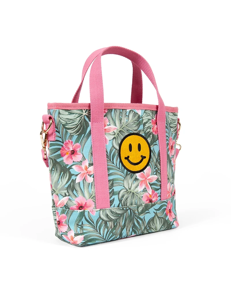 Shady Lady Hawaiian Medium, 100% Cotton Canvas Carryall Tote Bag