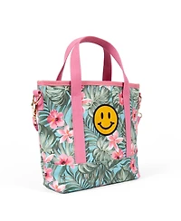 Shady Lady Hawaiian Medium, 100% Cotton Canvas Carryall Tote Bag