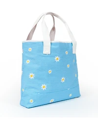 Shady Lady Daisy Extra Large, 100% Cotton Canvas Carryall Tote Bag