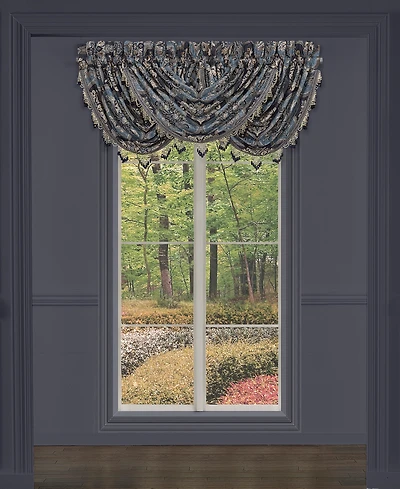 J Queen New York Middlebury Window Waterfall Valance, 33" x 49"