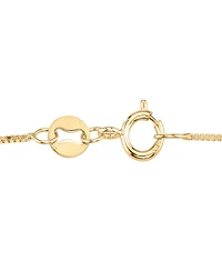 Diamond Solitaire Omega 18" Pendant Necklace (1/5 ct. t.w.) in 14k Gold