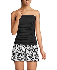 Lands' End Women's Bandeau Tankini Swimsuit Top
