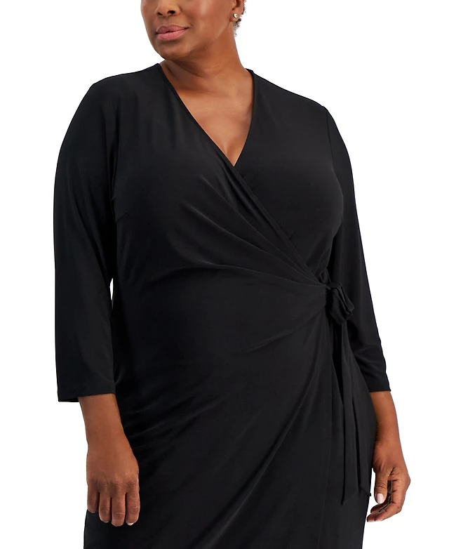 Anne Klein Plus Classic Wrap Dress
