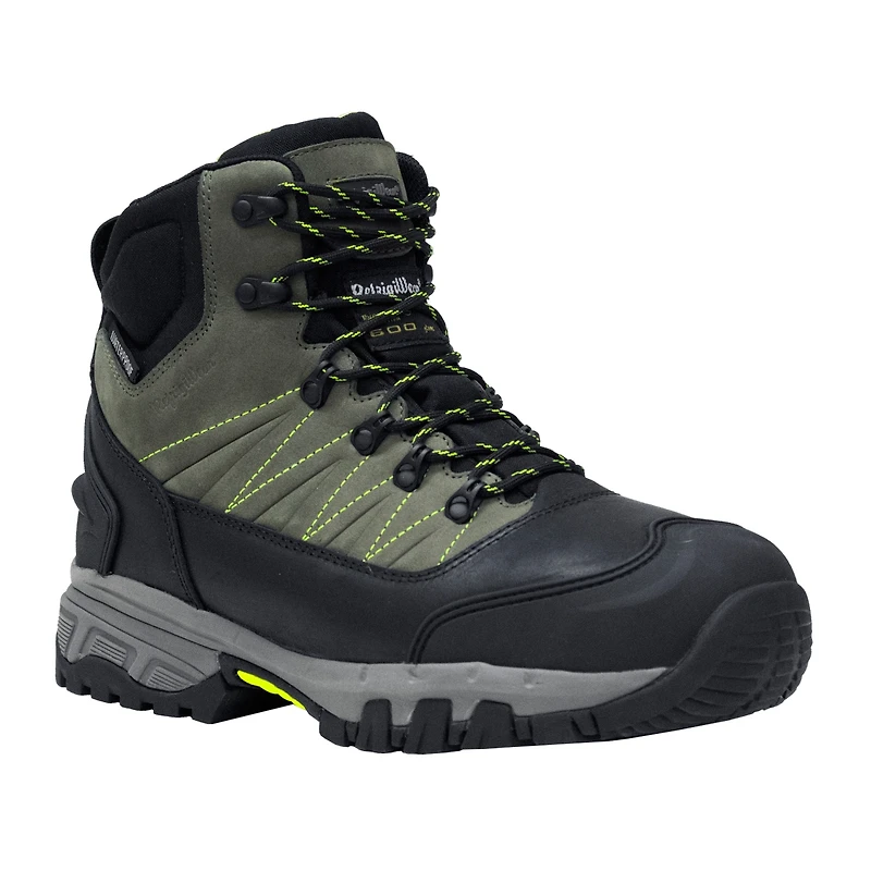 RefrigiWear Men's Tungsten Hiker Boot - Waterproof, Insulated, Slip-Resistant Work Boots for Extreme Cold