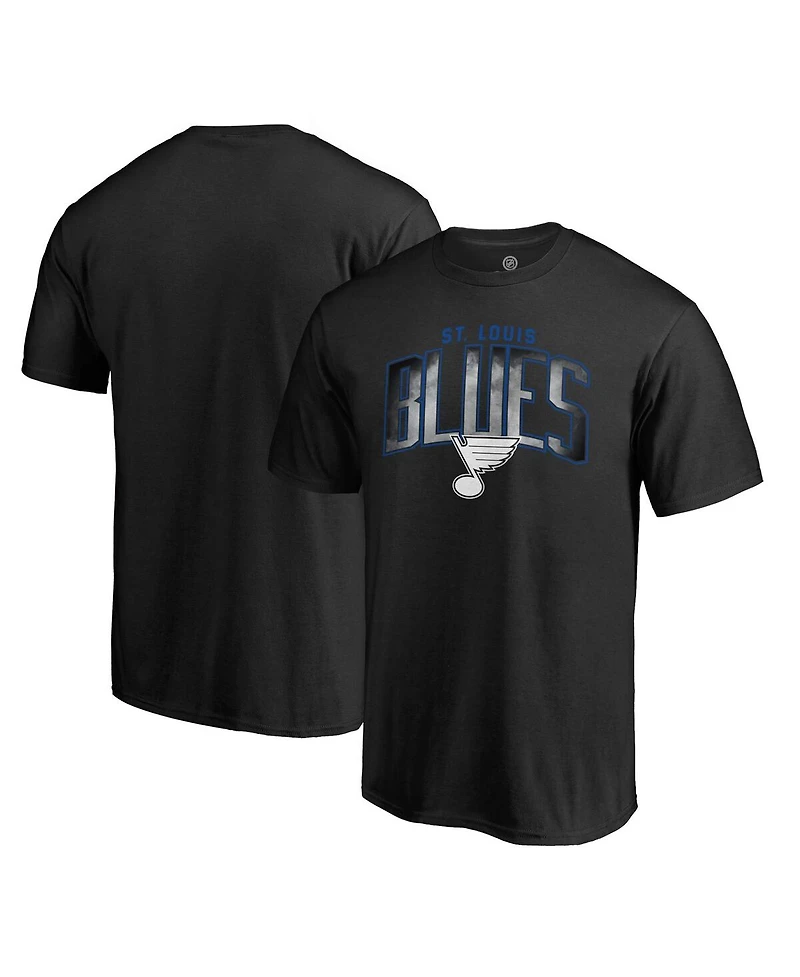 Men's Fanatics Black St. Louis Blues Arch Smoke T-shirt