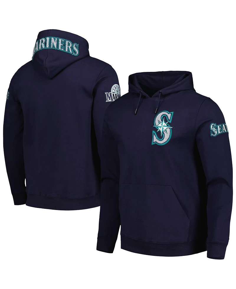 Men's Pro Standard Navy Seattle Mariners Team Logo Pullover Hoodie