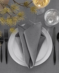 Laurel Solid Texture Water and Stain Resistant Napkins, Set of 4