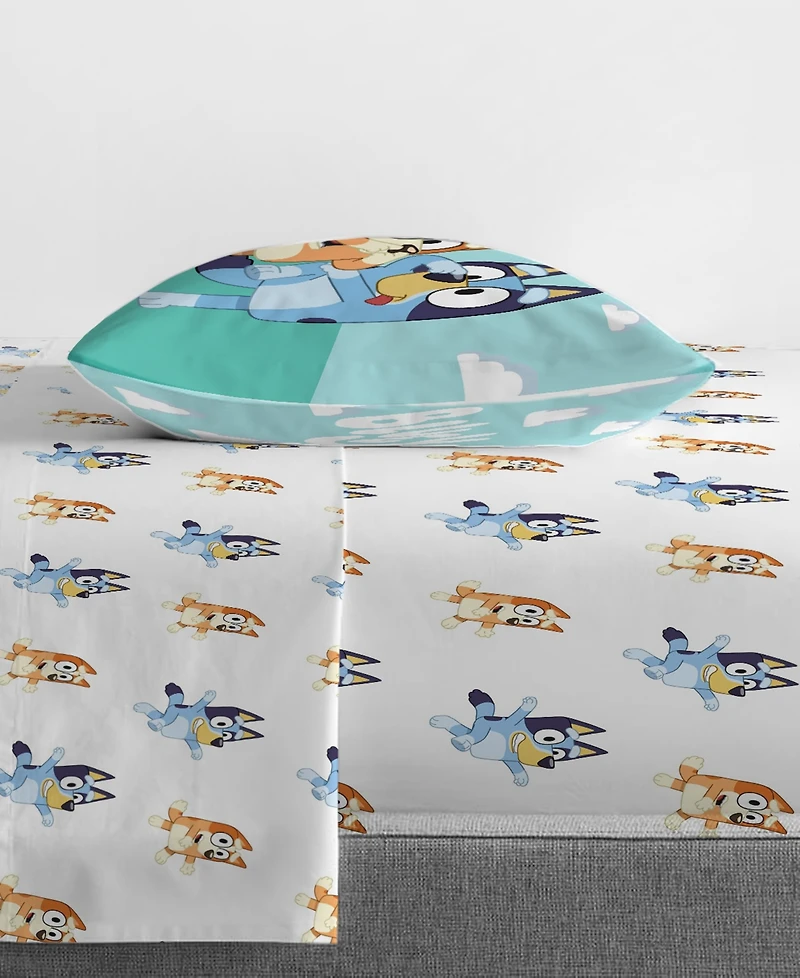 Bluey Bingo Microfiber 3 Piece Sheet Set, Toddler