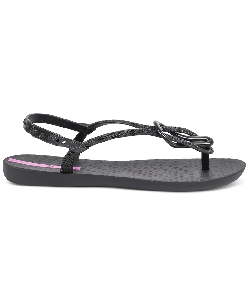 Ipanema Women's Trendy T-strap Flat Sandals