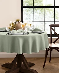 Laurel Solid Texture Water and Stain Resistant Tablecloth