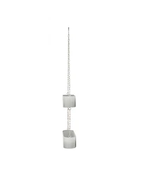 Danya B Two-Tier Hanging Metal Trough Wall Planter