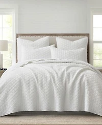 Levtex Homthreads Rowan Enzyme Wash Quilt Sets