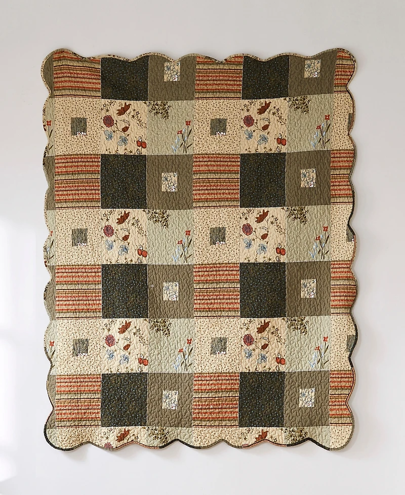 Greenland Home Fashions Sedona Quilted Throw, 50" x 60"