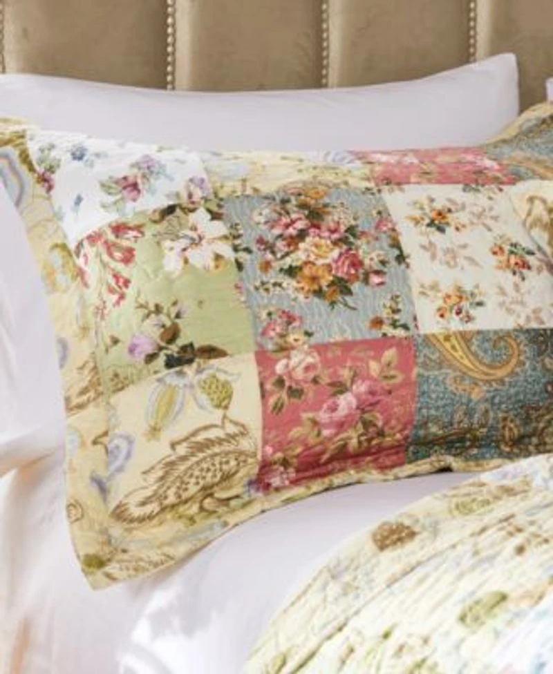 Greenland Home Fashions Blooming Prairie 100 Cotton Authentic Patchwork Bedspread Set