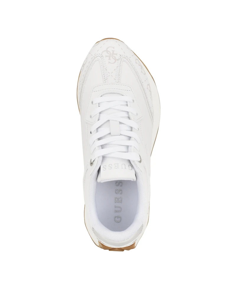 Guess Women's Luchia Fashion Forward Chunky Bottom Sneakers