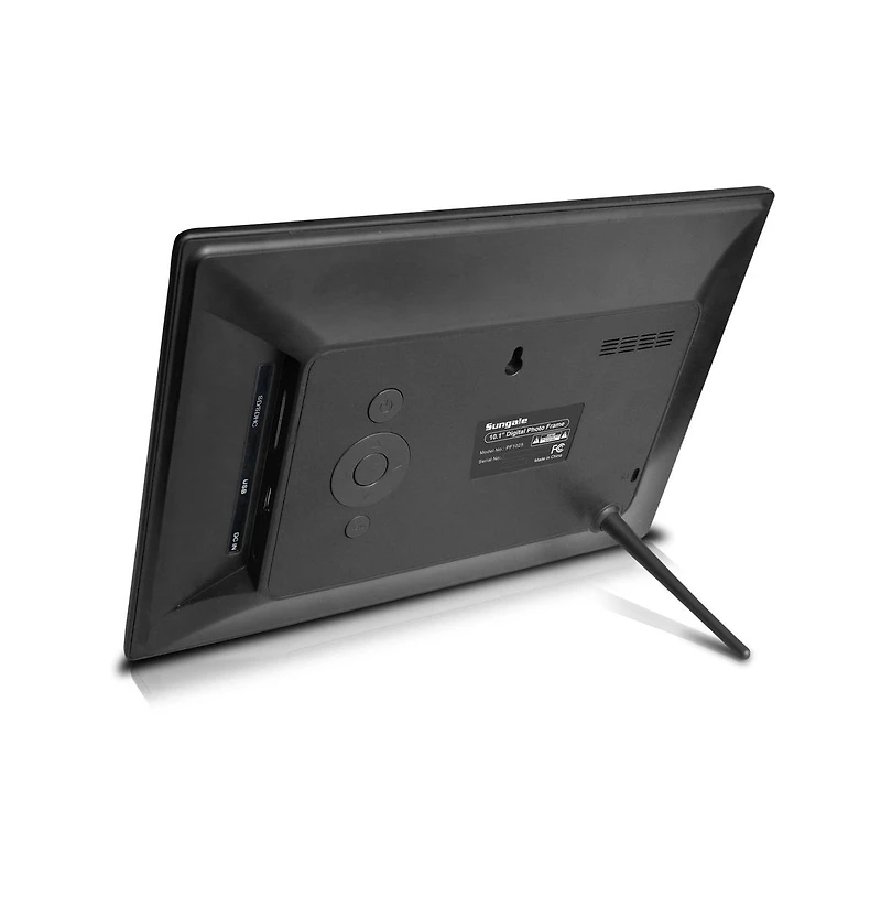 Sungale 10 inch Digital Photo Frame, Black, 1024x600 - Usb & Sd card Support