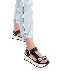 Women's Platform Sandals By Xti, Black