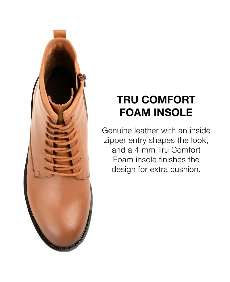 Journee Signature Women's Natara Lace Up Combat Booties