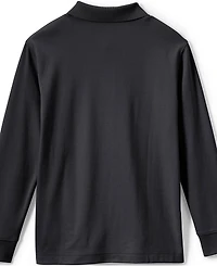 Lands' End Girls Long Sleeve Interlock Polo Shirt