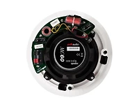In-ceiling loudspeaker with 6 1/2-inch driver - White