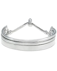 On 34th Silver-Tone Slider Bracelet, Created for Macy's