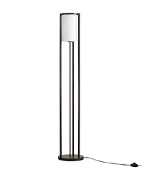 Martha Stewart Charlton Glass Cylinder Shade Metal Floor Lamp