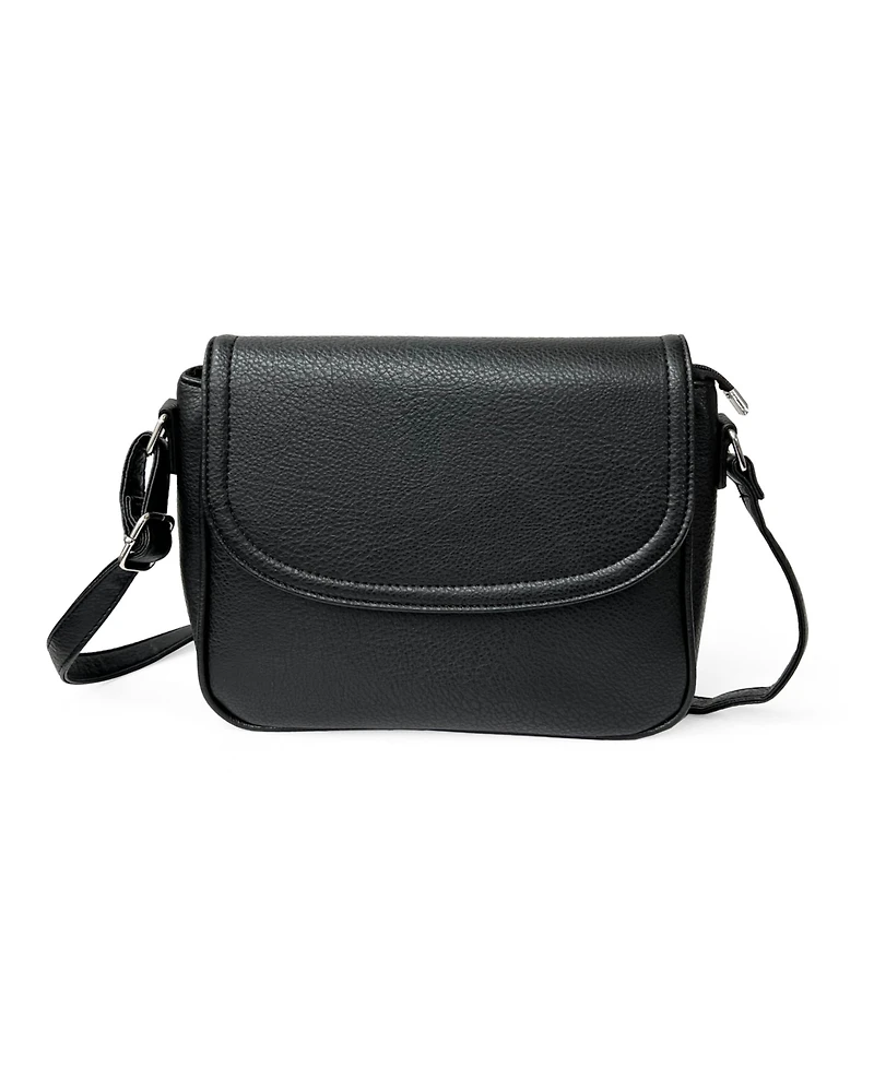 Ladies Crossbody Bag with Front Flap