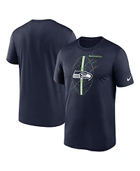 Men's Nike College Navy Seattle Seahawks Legend Icon Performance T-shirt