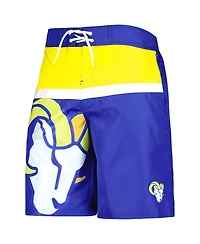 Men's G-iii Sports by Carl Banks Royal Los Angeles Rams Sea Wind Swim Trunks