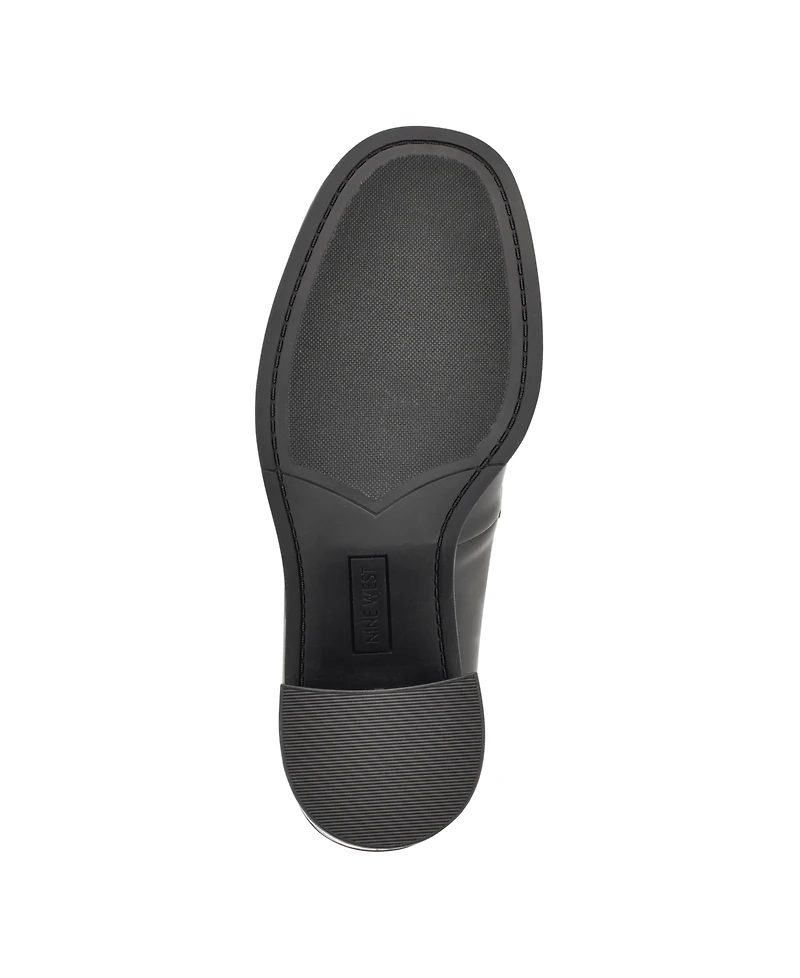 Nine West Women's Koolo Bit Slip-On Block Heel Loafers