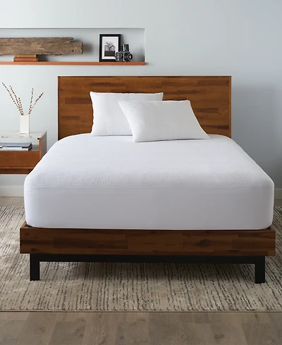 Ella Jayne Terry Cloth Water-Resistant Mattress and Pillow Protector Bundle, Twin Xl