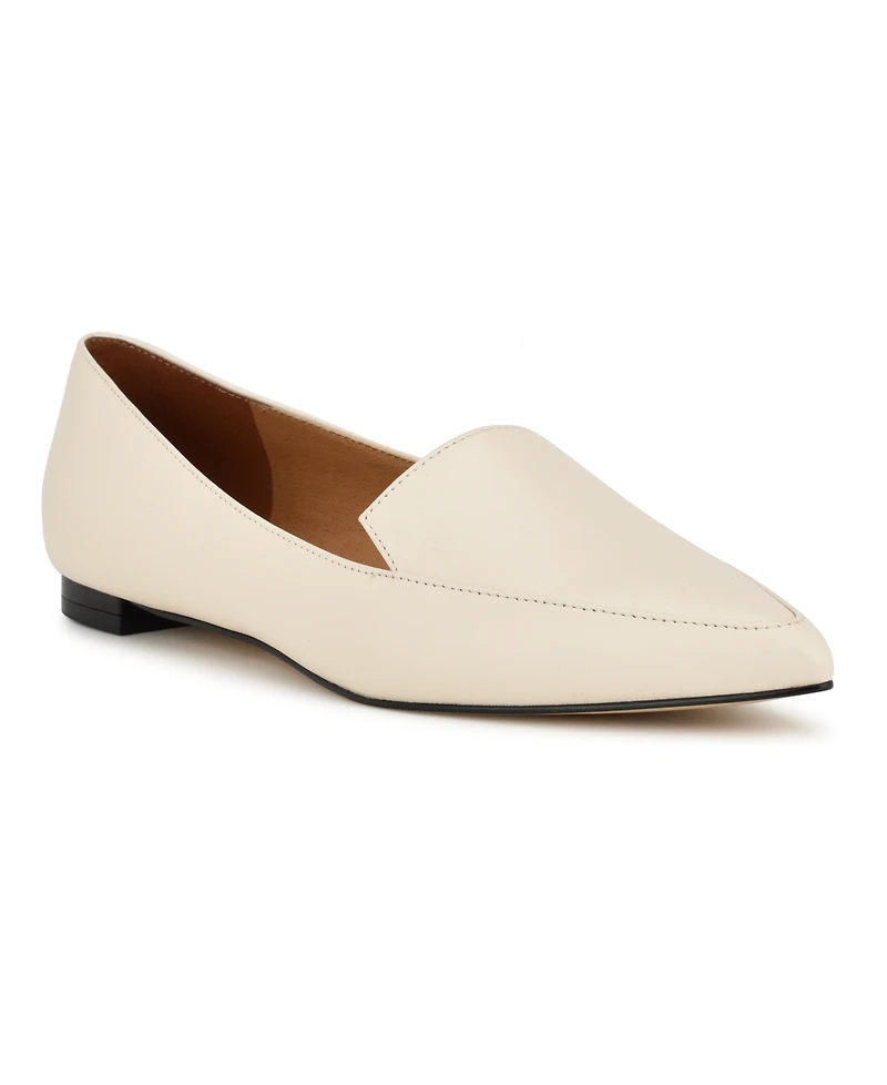 Nine West Women's Abay Pointed Toe Slip-On Smoking Flats
