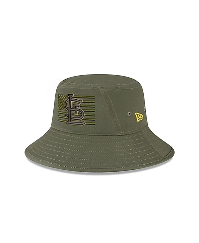 Men's New Era Green St. Louis Cardinals 2023 Armed Forces Day Bucket Hat