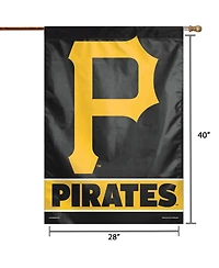 Wincraft Pittsburgh Pirates 28" x 40" Primary Logo Single-Sided Vertical Banner
