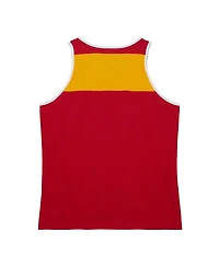 Men's Mitchell & Ness Red, Gold Kansas City Chiefs Heritage Colorblock Tank Top