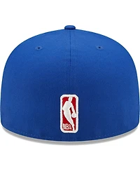Men's New Era Royal Philadelphia 76ers Fall 22 Identity 59FIFTY Fitted Hat